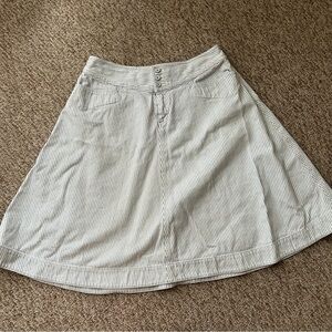 Ralph Lauren denim striped skirt